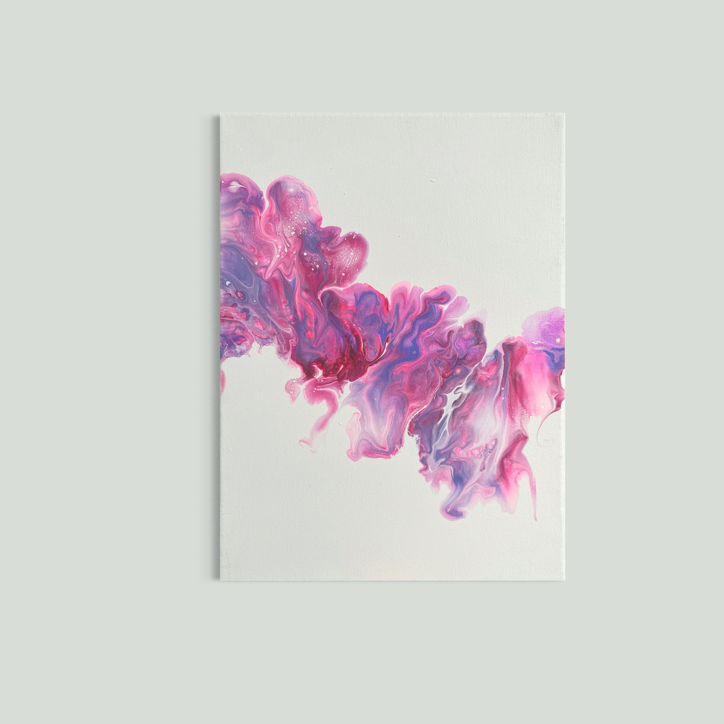 "Pink Pearls" Original painting 30.5 x 22.5cm