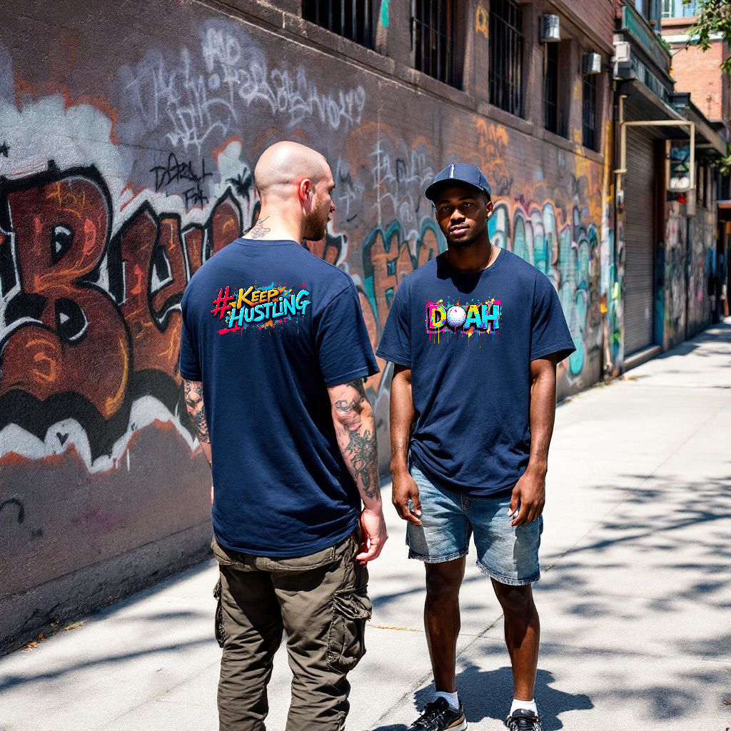 Graffiti (Blue) Tee