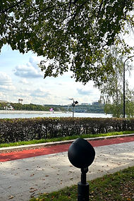 Резиновые покрытия беговых дорожек RUBBER DUST Воробьевская набережная.JPG