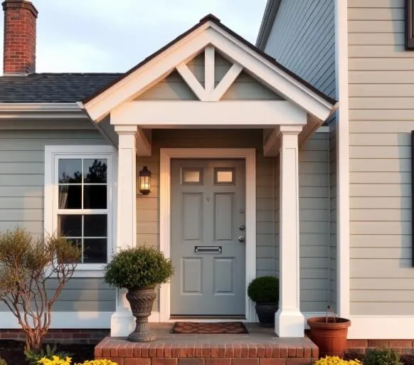 Exterior front door painting