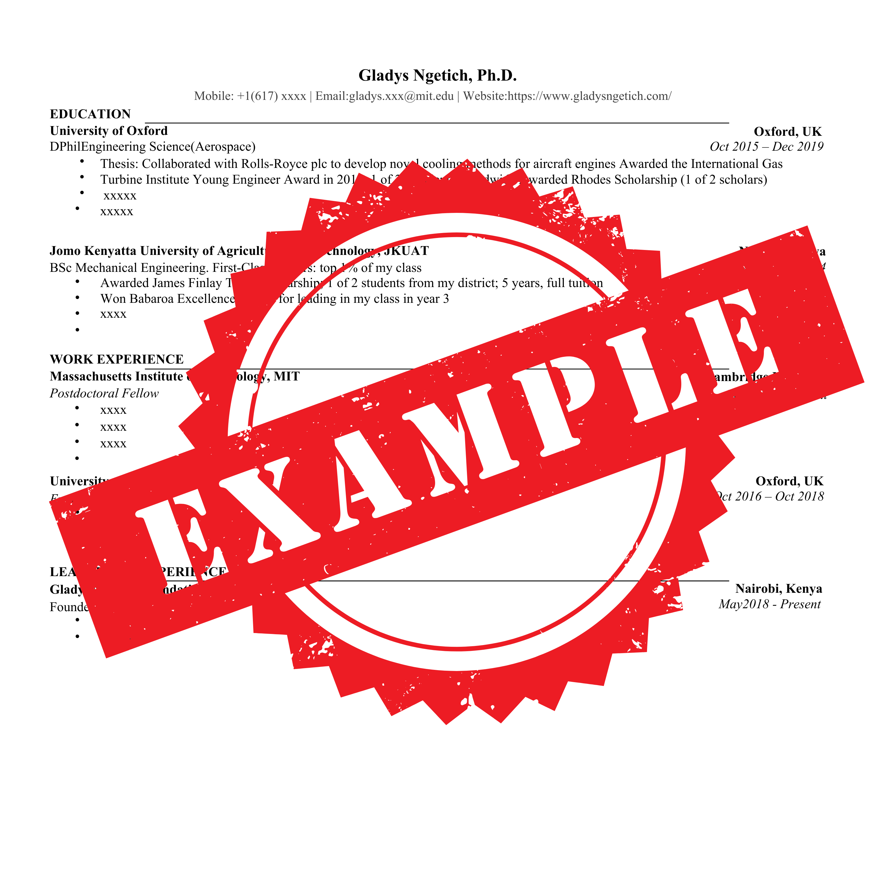 Management Consulting Resume