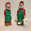 Thumbnail: Ma and Pa santaAre a pear of small caricatures approx. 5 1/2" tall