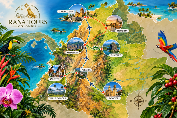RANA TOURS, zájezdy do Kolumbie, soukromé zájezdy do Kolumbie, luxusní dovolená v Kolumbii, Kolumbie na míru, privátní okruhy Kolumbií, poznávací zájezdy Kolumbie, butikové cestování, luxusní cestování Kolumbie, cestovní kancelář Kolumbie, Kolumbie s českým průvodcem, Bogotá, kávová oblast Eje Cafetero, kávové plantáže Kolumbie, Salento, údolí Valle del Cocora, Medellín, Guatapé, Cartagena de Indias, koloniální města Kolumbie, Mompox, Santa Cruz de Mompox, ostrov Barú, Karibik Kolumbie, nejkrásnější pláže Kolumbie, butikové hotely Kolumbie, autentické zážitky v Kolumbii, příroda a kultura Kolumbie, individuální cestování Kolumbie, exkluzivní zájezdy Kolumbie, nejlepší místa Kolumbie, dovolená v Kolumbii na míru