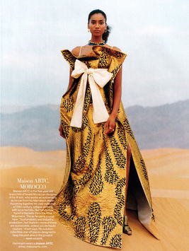 Fariba Rezaee Artwork self portrait (VOGUE MAGAZINE COLLECTION)