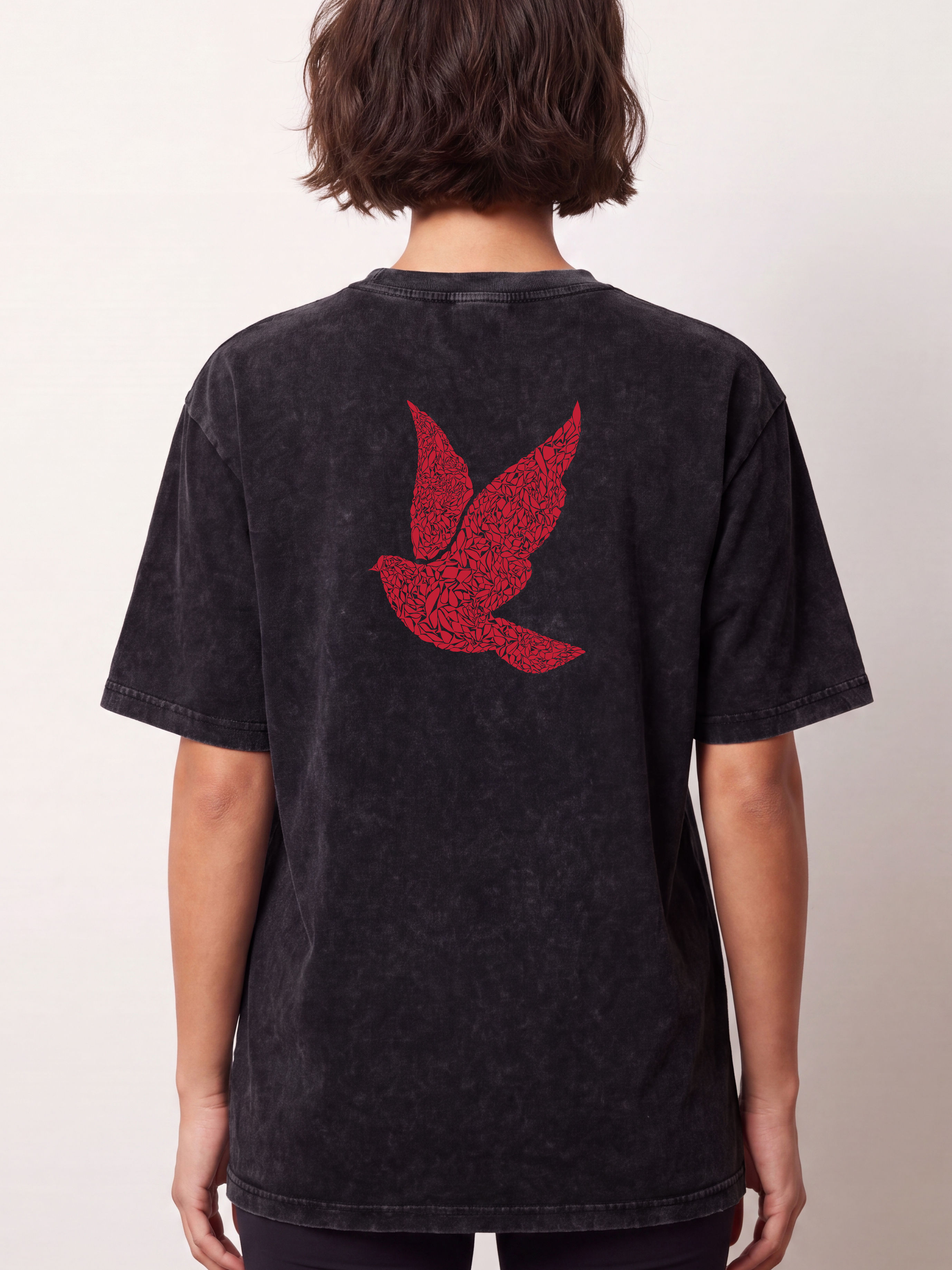 RED BIRD ON THE BACK
