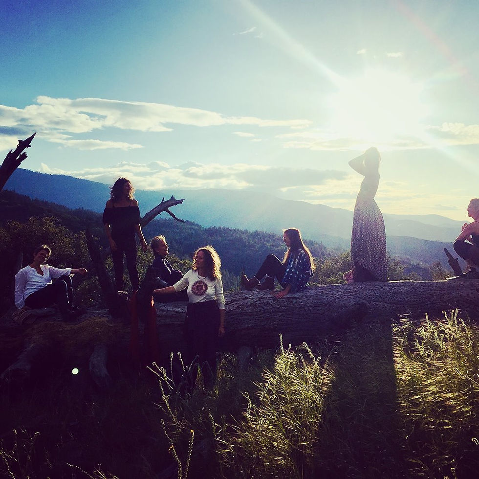 Photo of a Group of Women Together in Nature