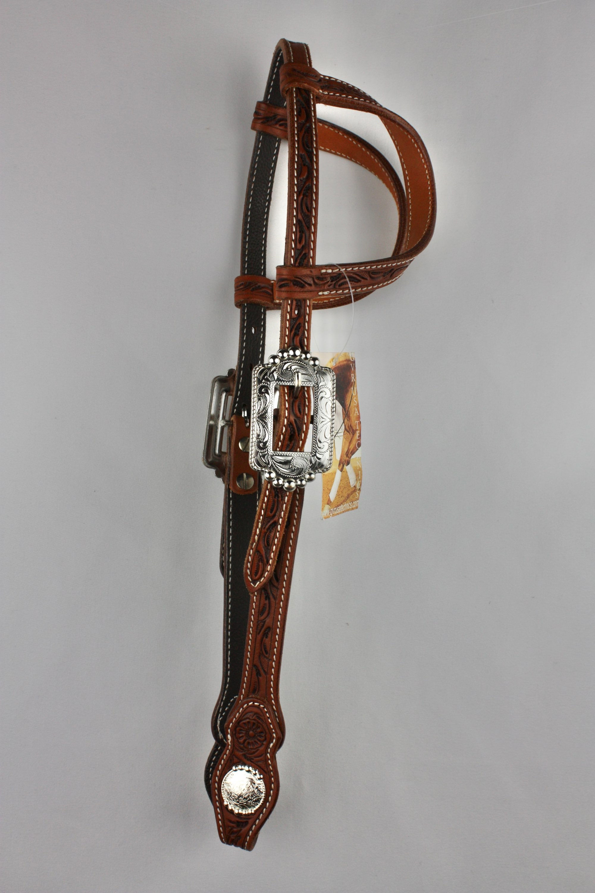 Flower headstall with bubble details