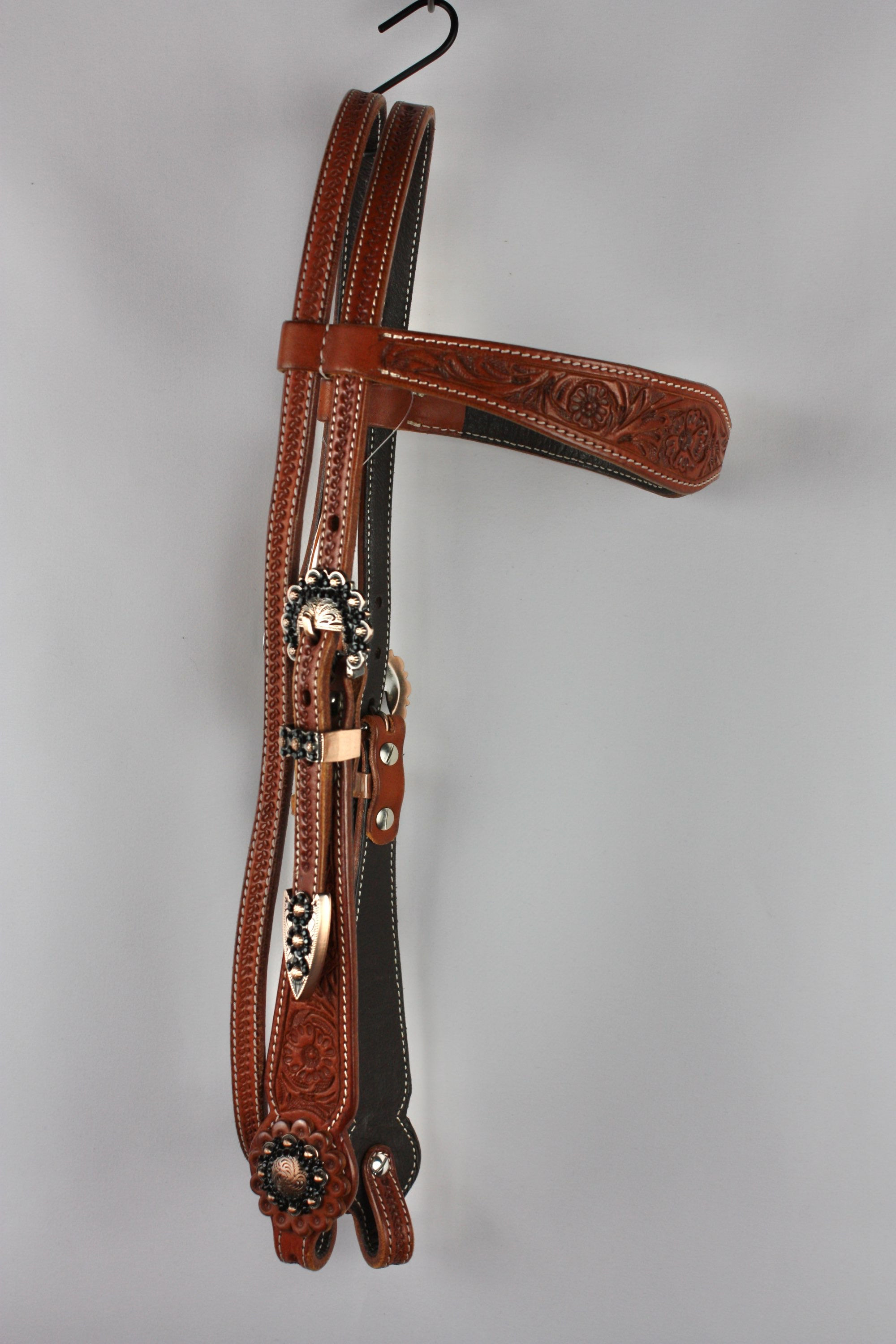 Testiera flower dettagli copper black