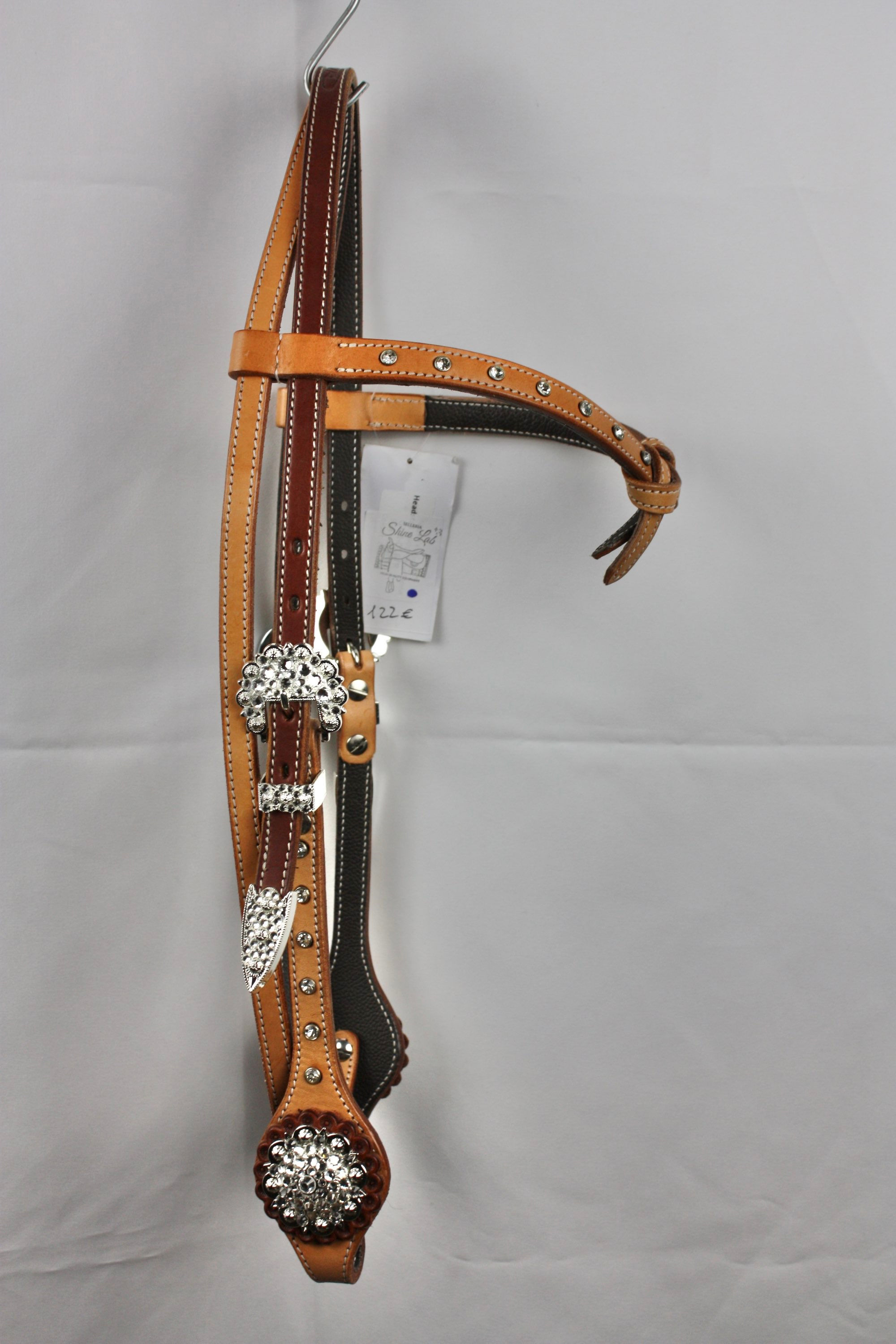 Testiera bicolor con frontalino