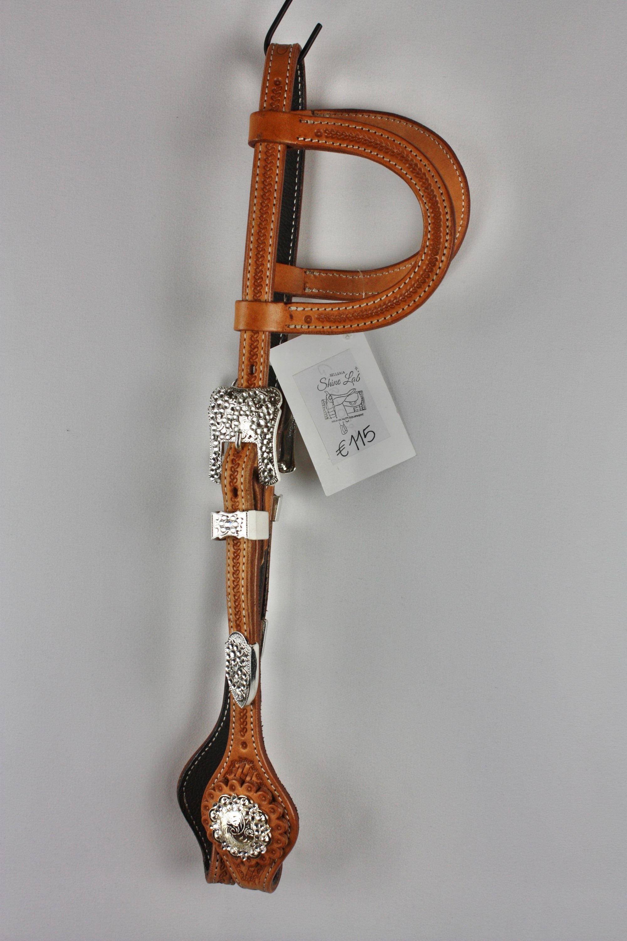 Testiera basket rhinestone bianchi