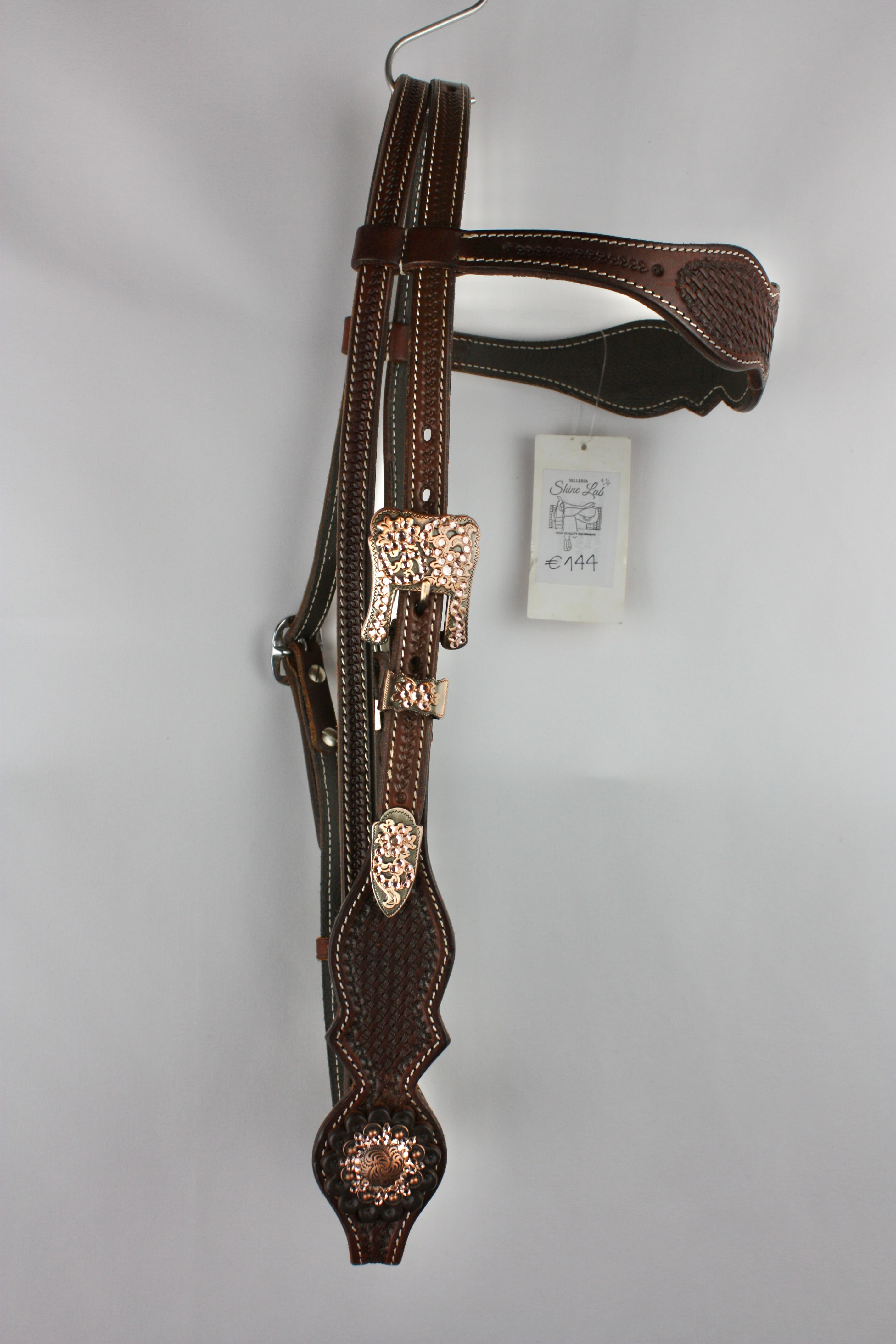 Testiera basket dettagli copper pesca