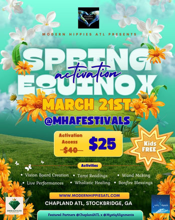 spring equinox, spring break atl, atlanta events