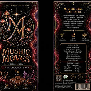 Mushie Moves Vegan Organic Milk Chocolate