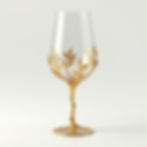 Gilded Vine Wine Glass
