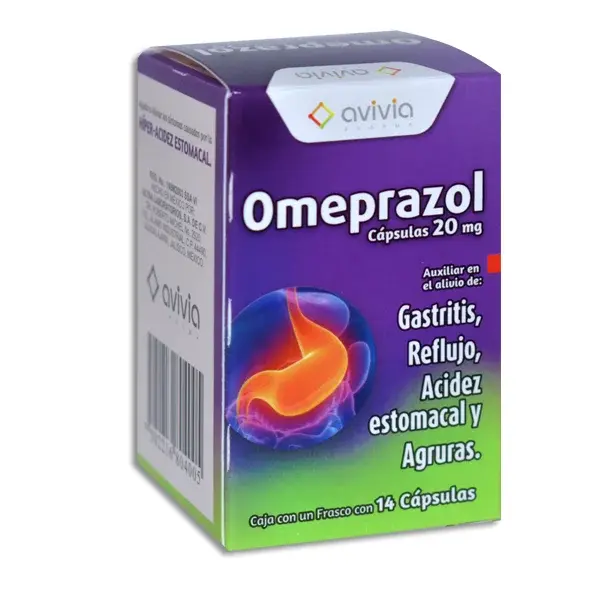 OMEPRAZOL (Avivia) c/ 14 CAPS. 20 MG.