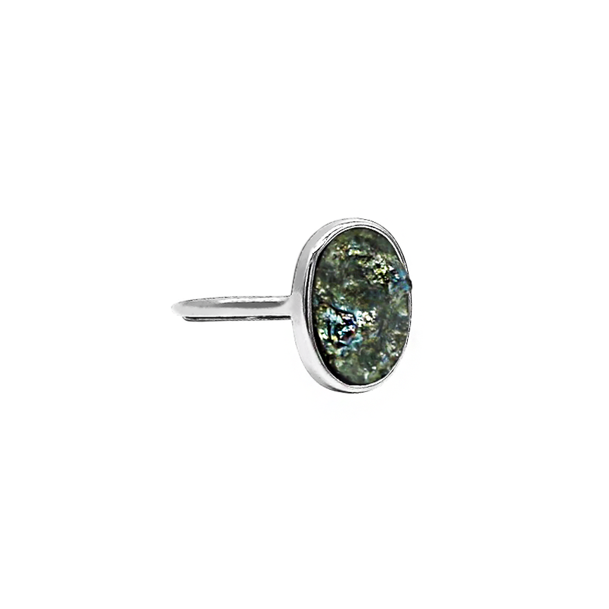 Thumbnail: Medium Oval Bismuth Ring OV1512-5/5