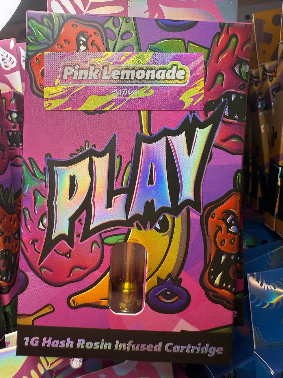 Thumbnail: Hash Rosin Infused PLAY Carts 1g