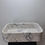 Küçük resim: Handcrafted Lilac Marble Bathroom Sink | 60x34x15cm Rectangular Natural Stone Ve