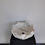 Küçük resim: White Marble Round Flower Shape Vessel Sink, Handcrafted Stone Basin for Bathroo
