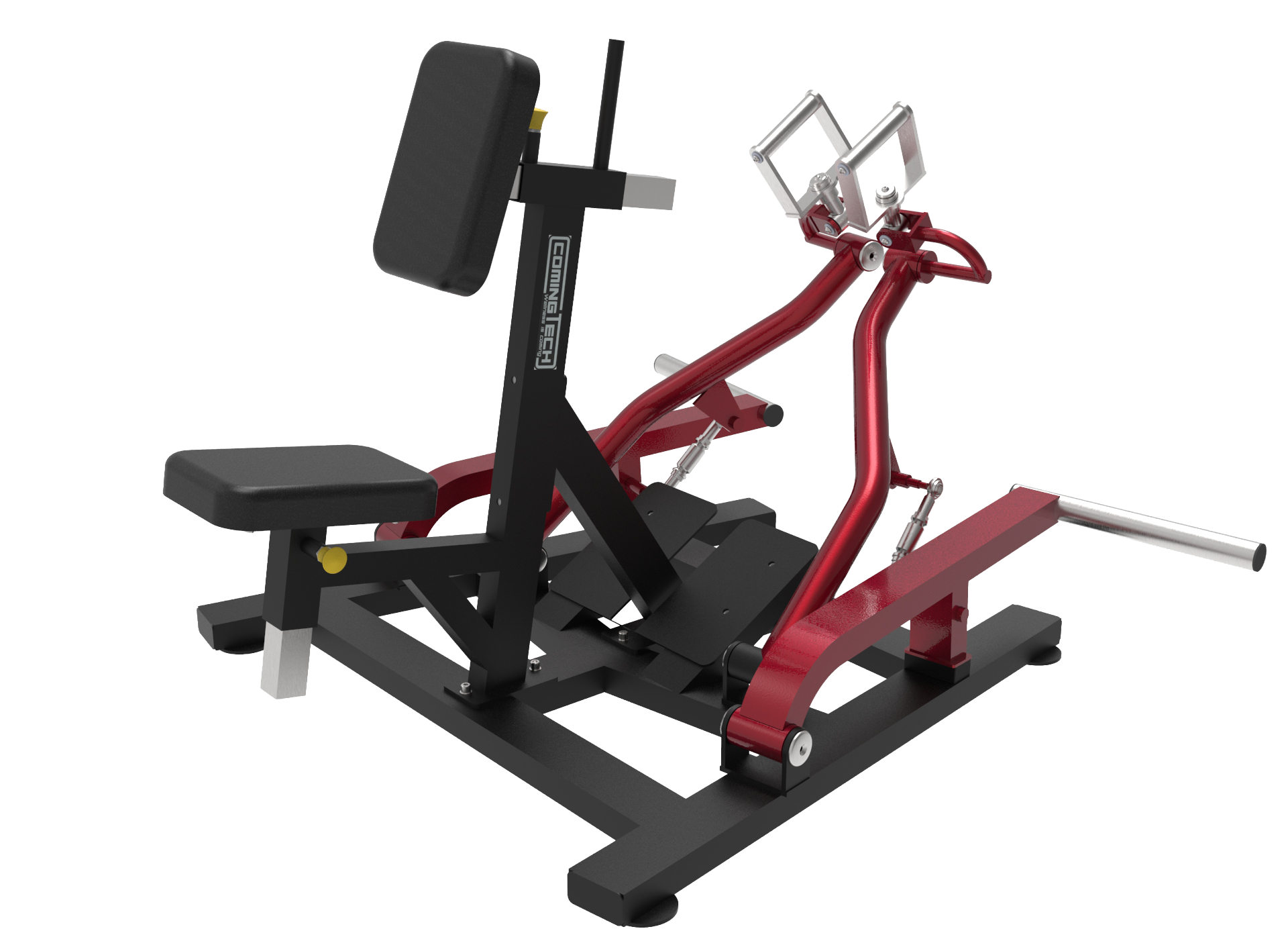 Comingtech CTS8004 Mid Rower. Plate Loaded Strength Machine.
