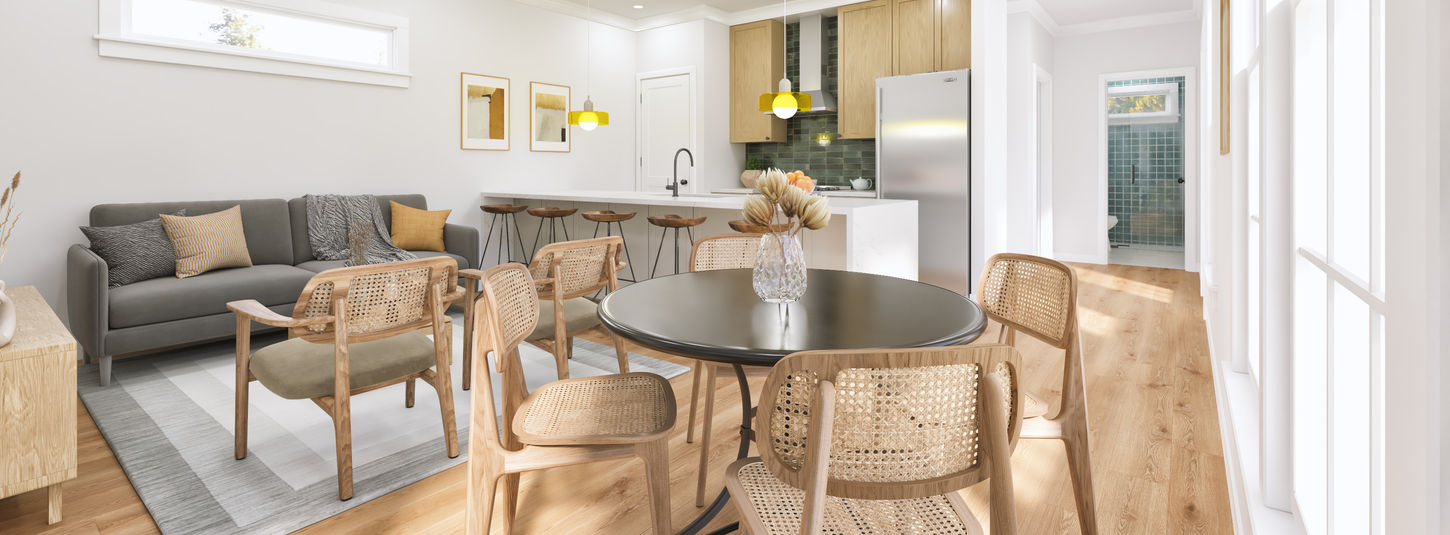 Dining area with room for entertaining