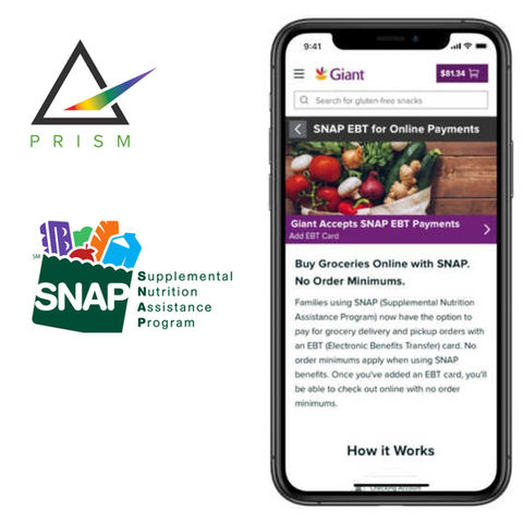 PRISM launches SNAP online in June of 2021