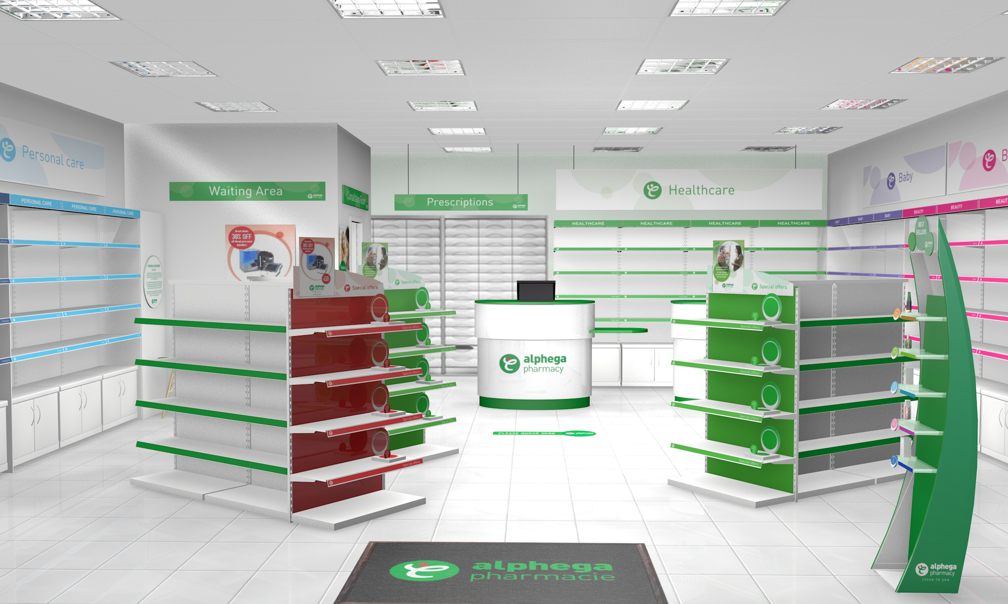 Pharmacy 3D visual