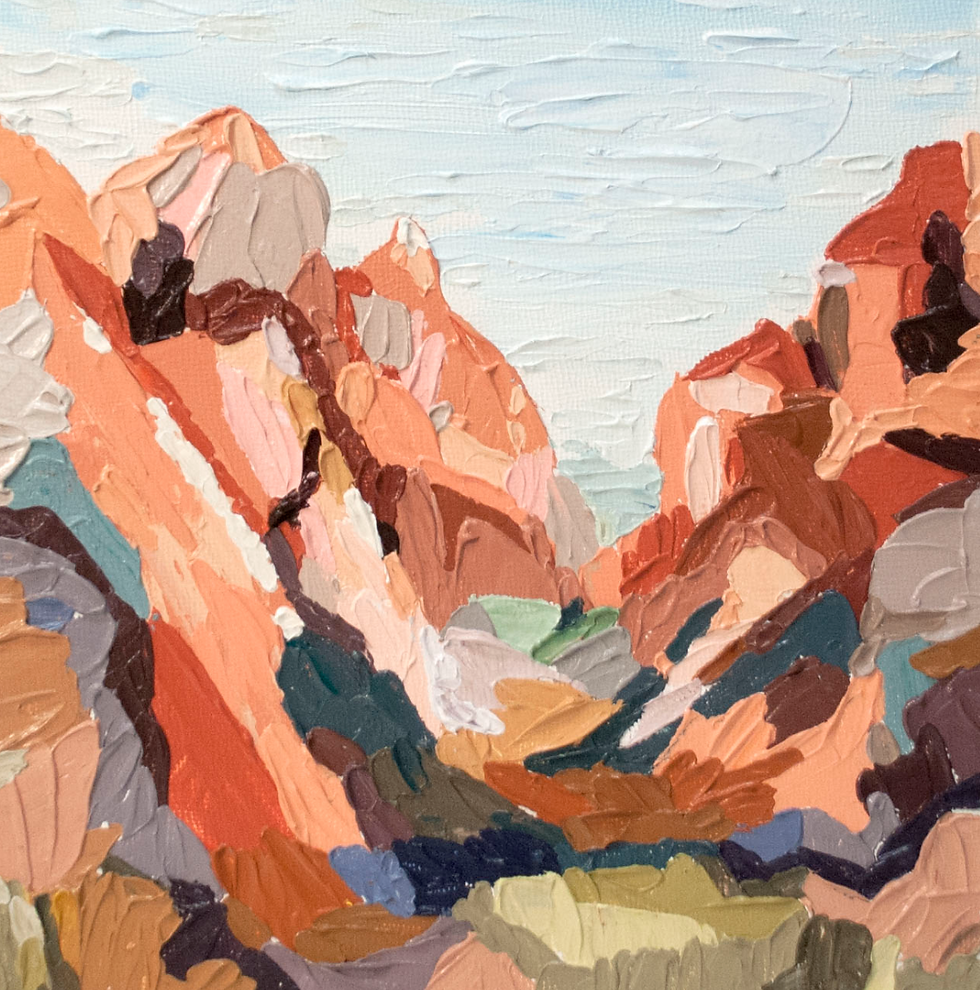 impasto painting danika ostrowski