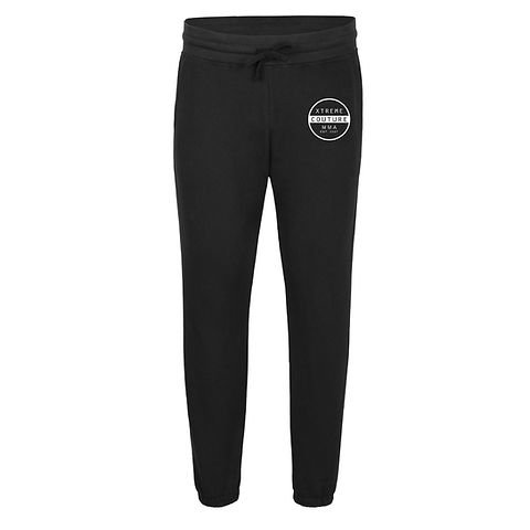 ITZAVIBE☆CIRCLE GLITTER LOGO JOGGER PANTS IPT007-7] CIRCLE GLITTER LOGO JOGGER PANTS NAVY - ITZAVIBE