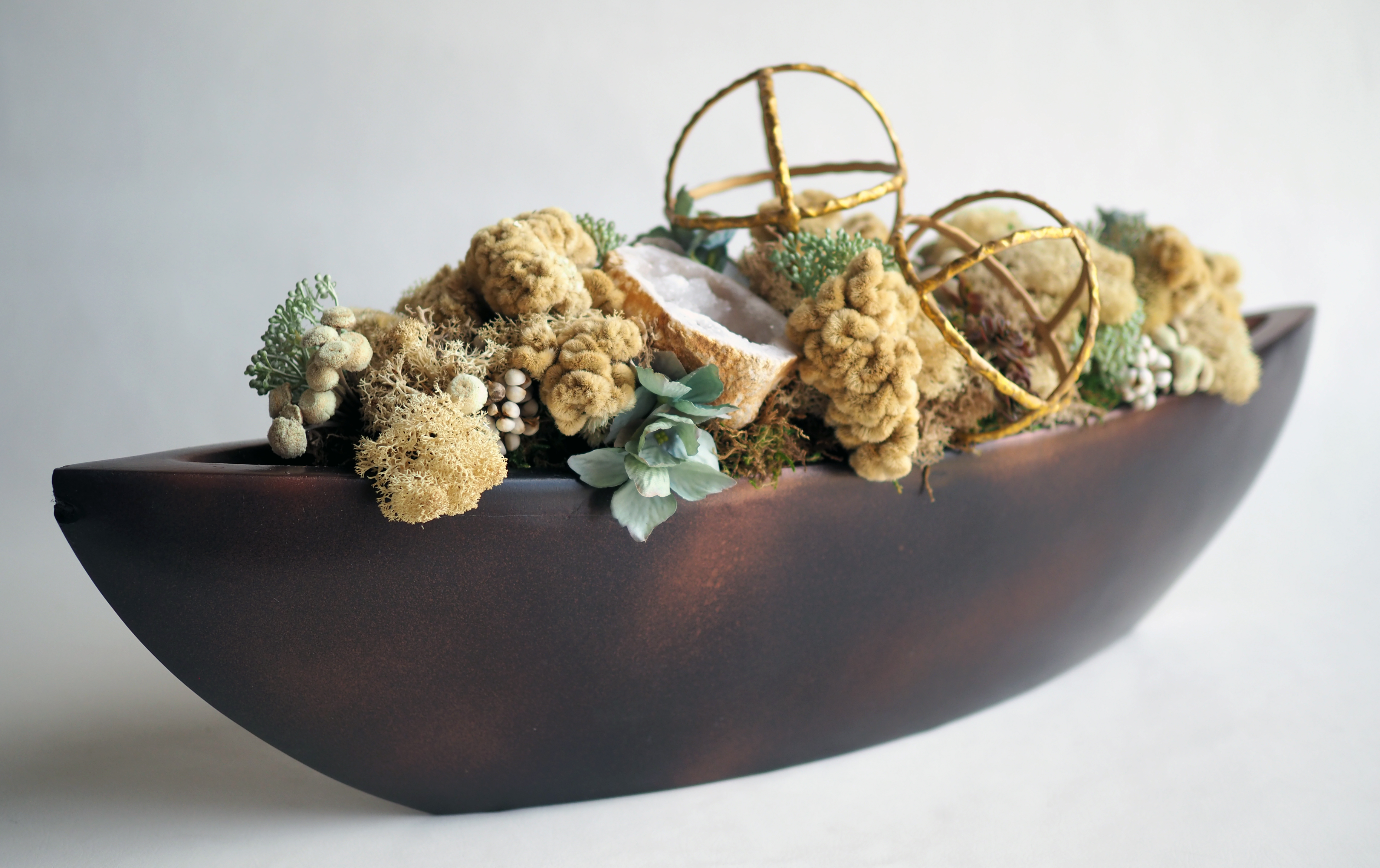Dried Arrangement with geodes