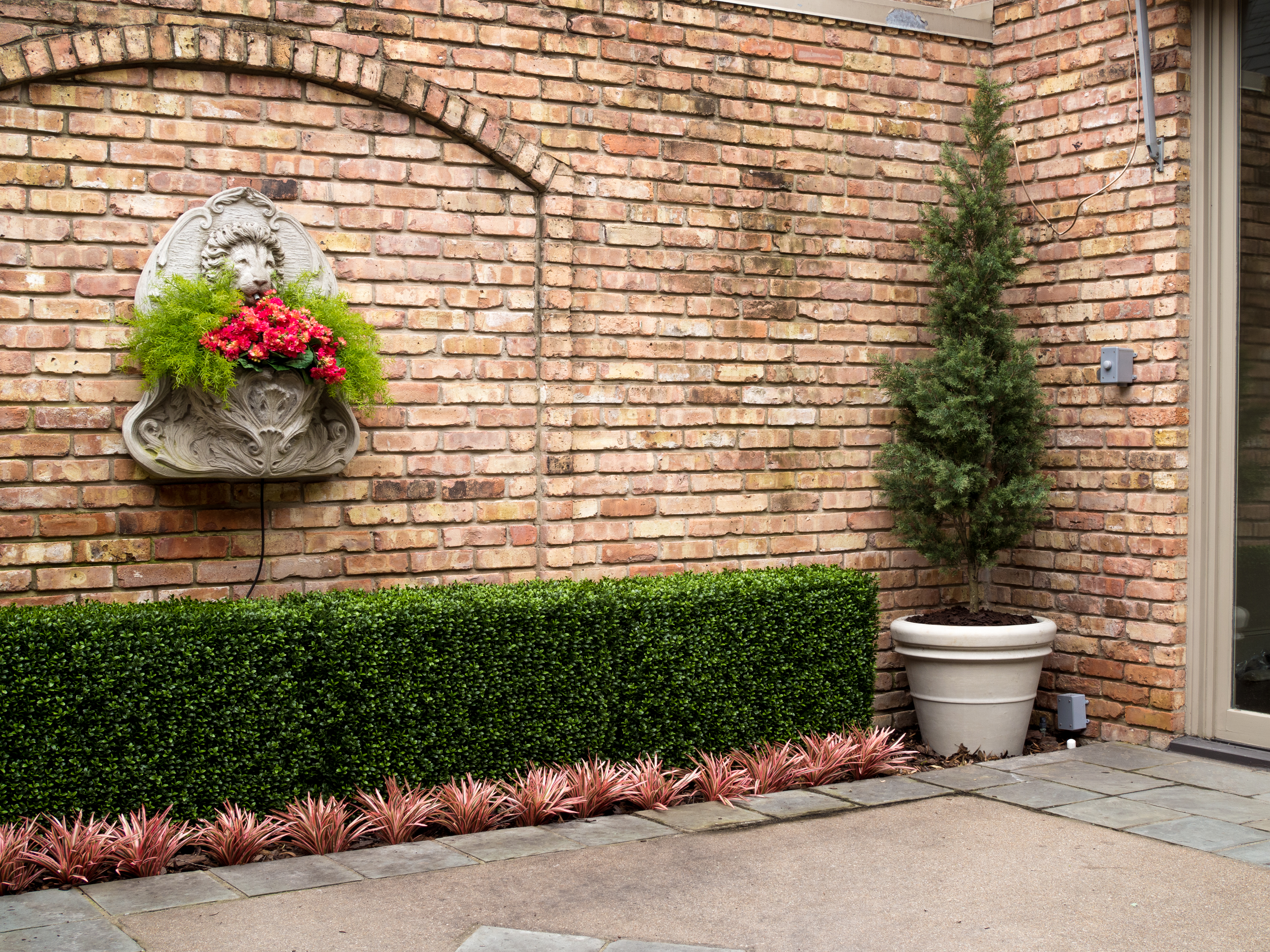 Faux Boxwood Hedges