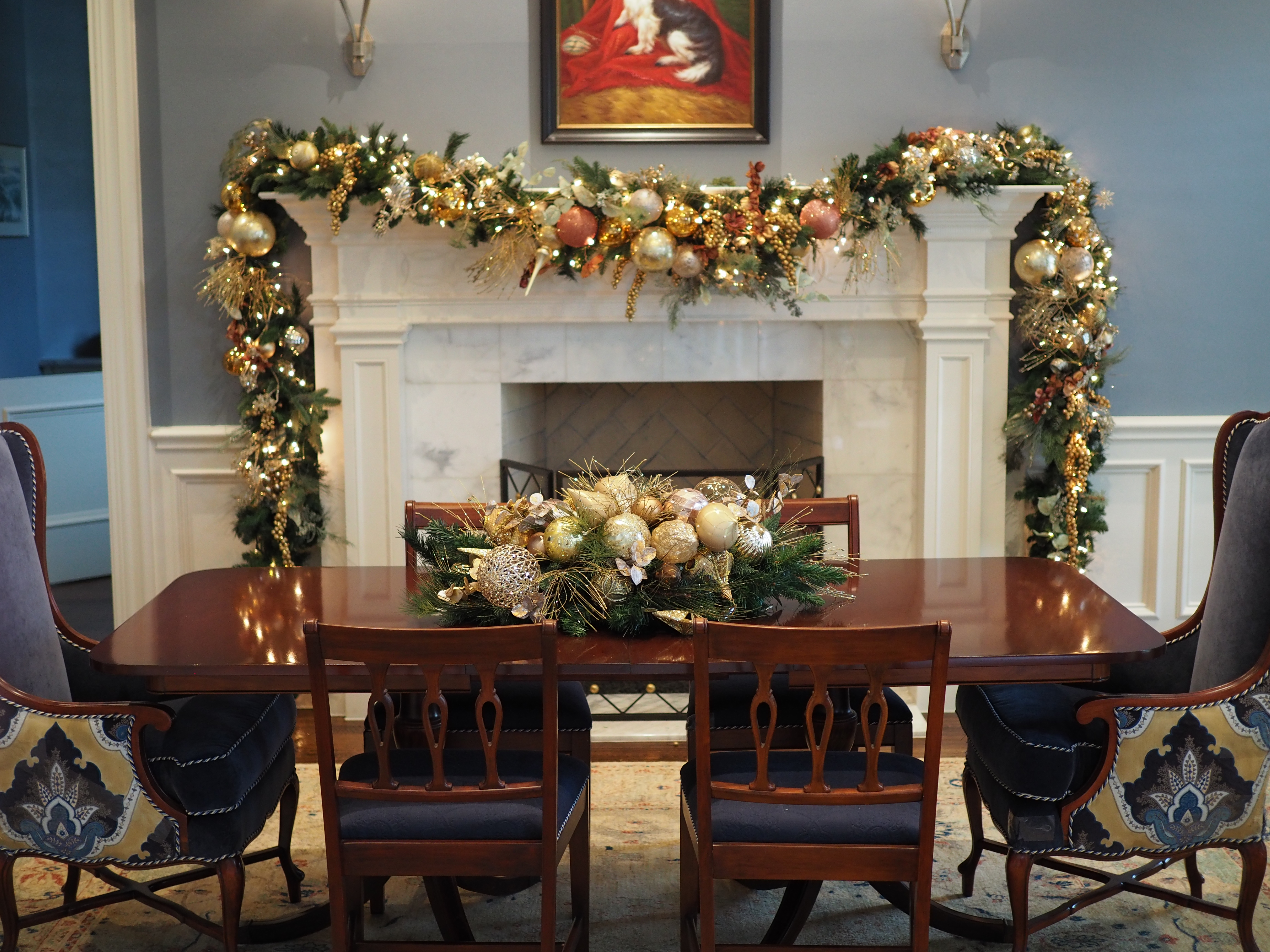 Centerpiece and Mantle Garland