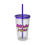Thumbnail: Darkwave Latina Podcast Splash Tumbler with Straw, 16oz