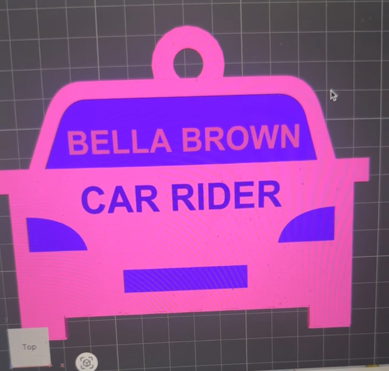 3D Emergency Child Transportation Tag