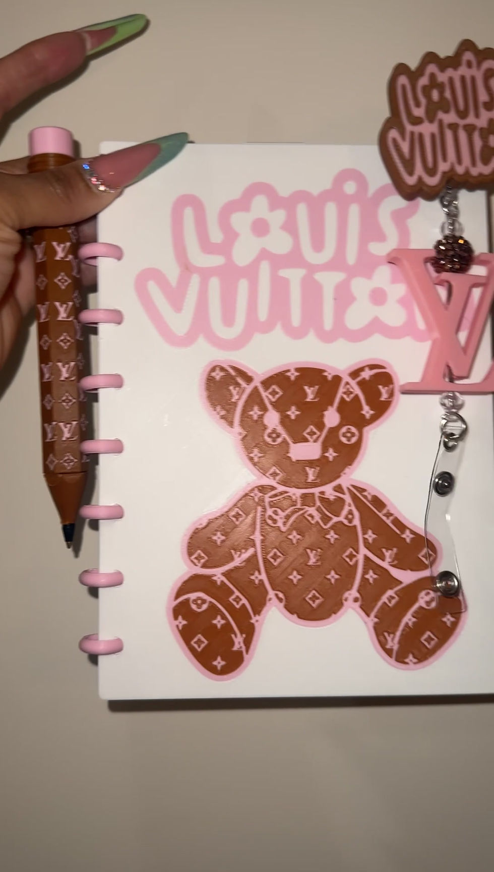 Thumbnail: Luxury 3D Refillable Notebook, Jumbo Pen, & badge reel 