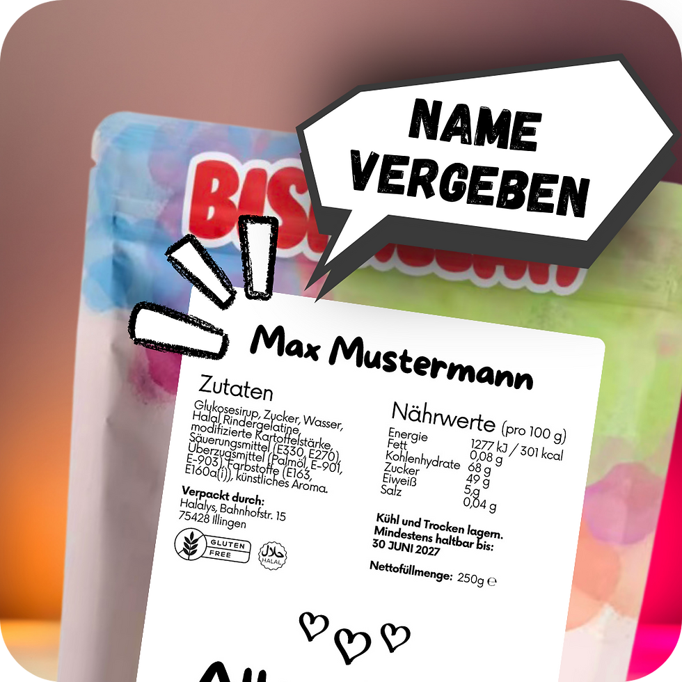 Name vergeben