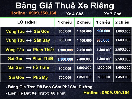 Thuê xe Hải Tuệ Cars – Dịch Vụ Thuê Xe Trọn Gói Từ Sài Gòn Đi Vũng Tàu, Phan Thiết, Mũi Né Với Giá Ưu Đãi