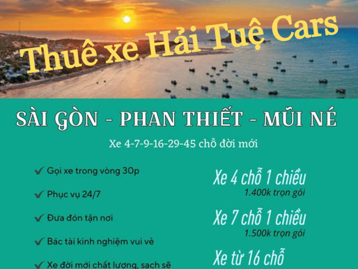 Dịch Vụ Thuê Xe Hải Tuệ Cars: Xe 4, 7, 16 Chỗ Cho Tuyến Sài Gòn – Vũng Tàu
