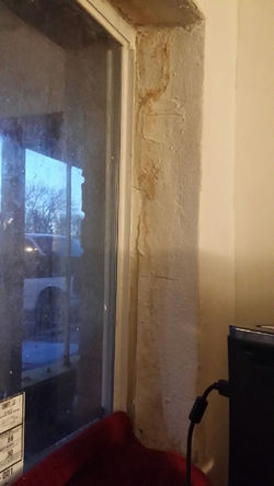 before pic:Drywall water damage