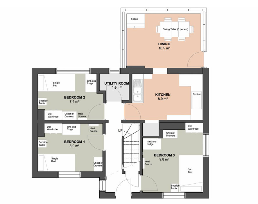 Thumbnail: 7 Bed, 2 Bath House Available in Yeovil, BA21 For R2HMO🏡