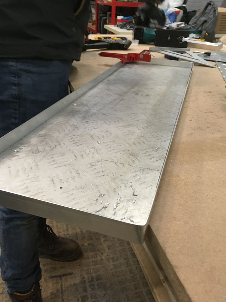 DIY Diesel Heater Box Underslung to SAVE SPACE and homemade to SAVE