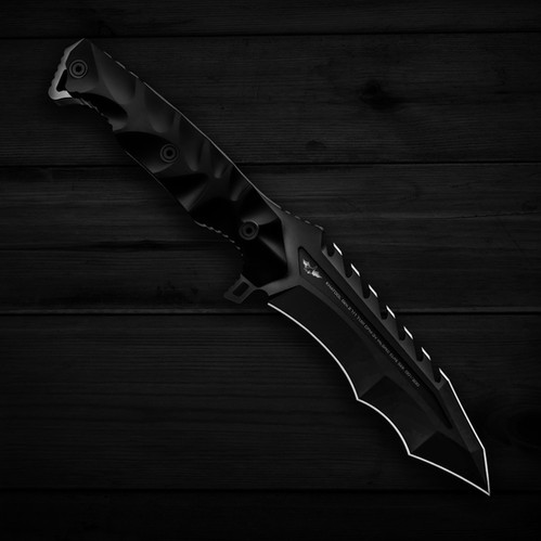 LOTAR Combat　KHATOOL Gen.2 LOTAR Combat KHATOOL Gen 2 Black G10 D2 Steel Fixed Blade