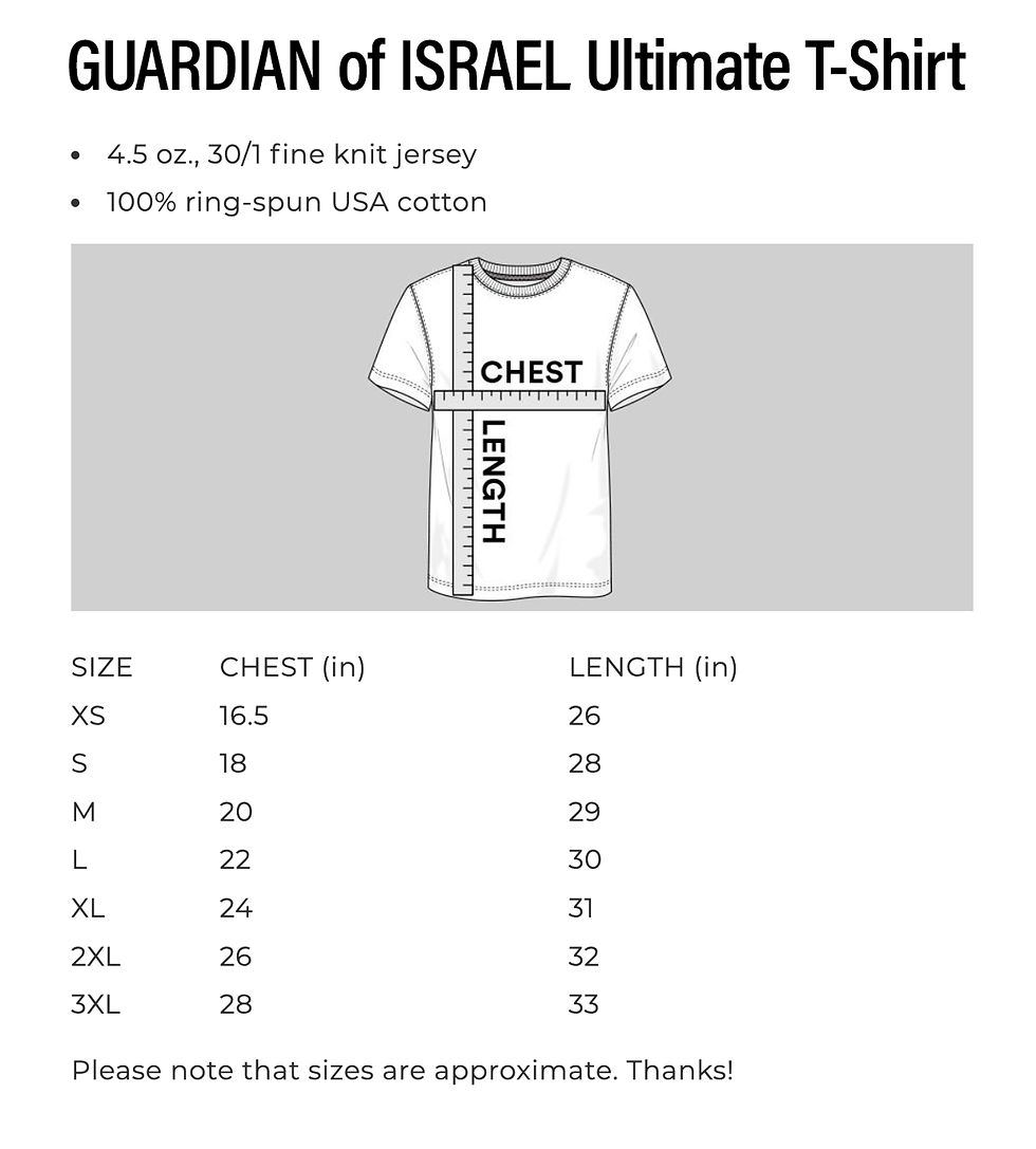 Thumbnail: GUARDIAN of ISRAEL Ultimate T-Shirt