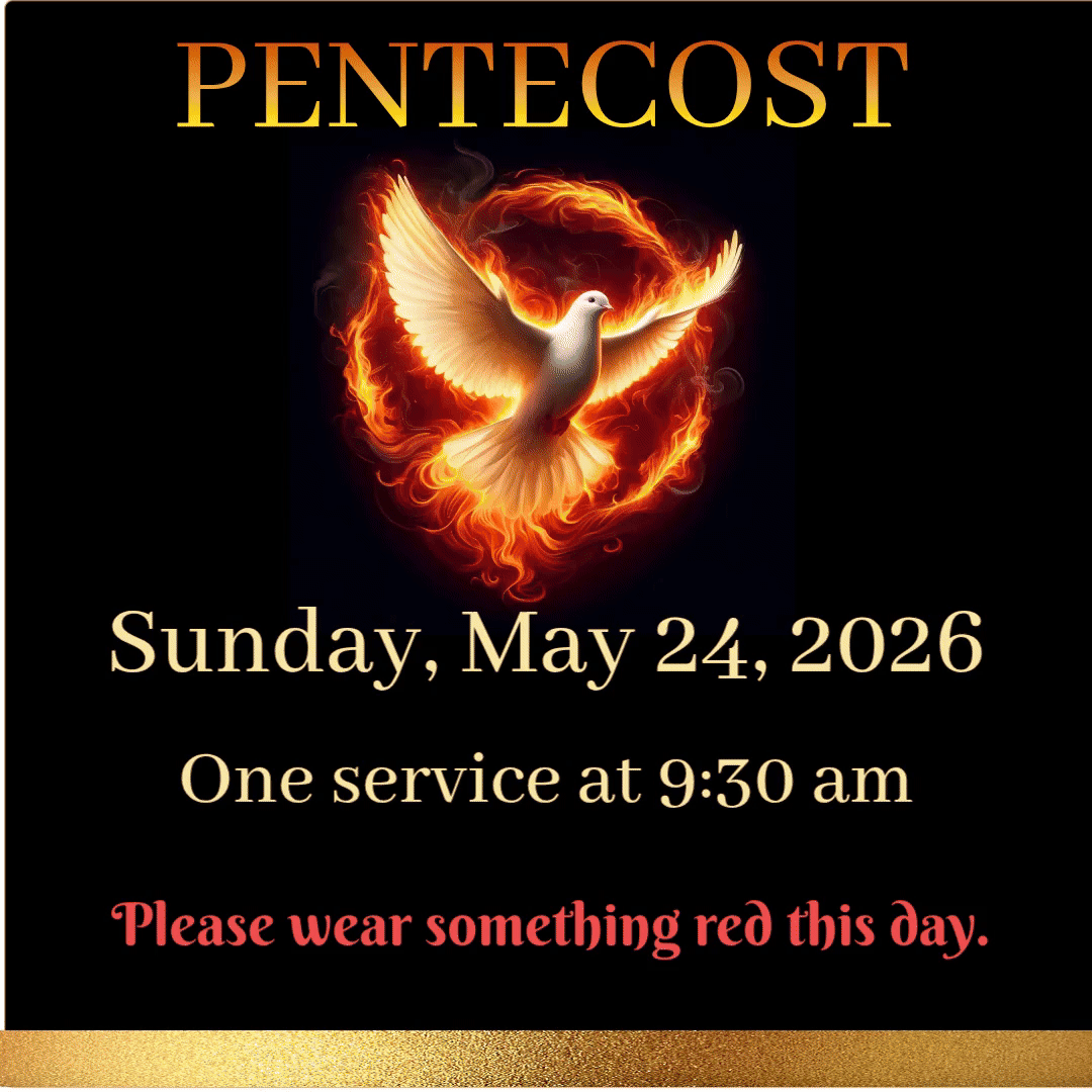 pentecost 2026 one service GIF.gif