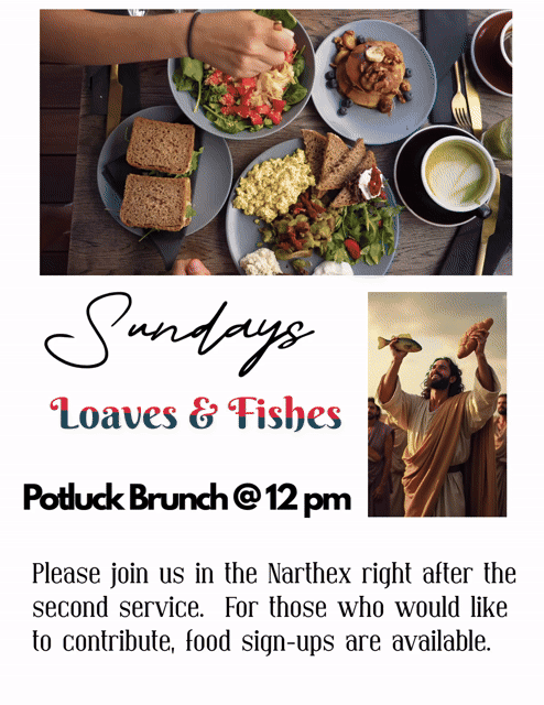 Sunday loaves and fishes potluck gif 7 sec med.gif