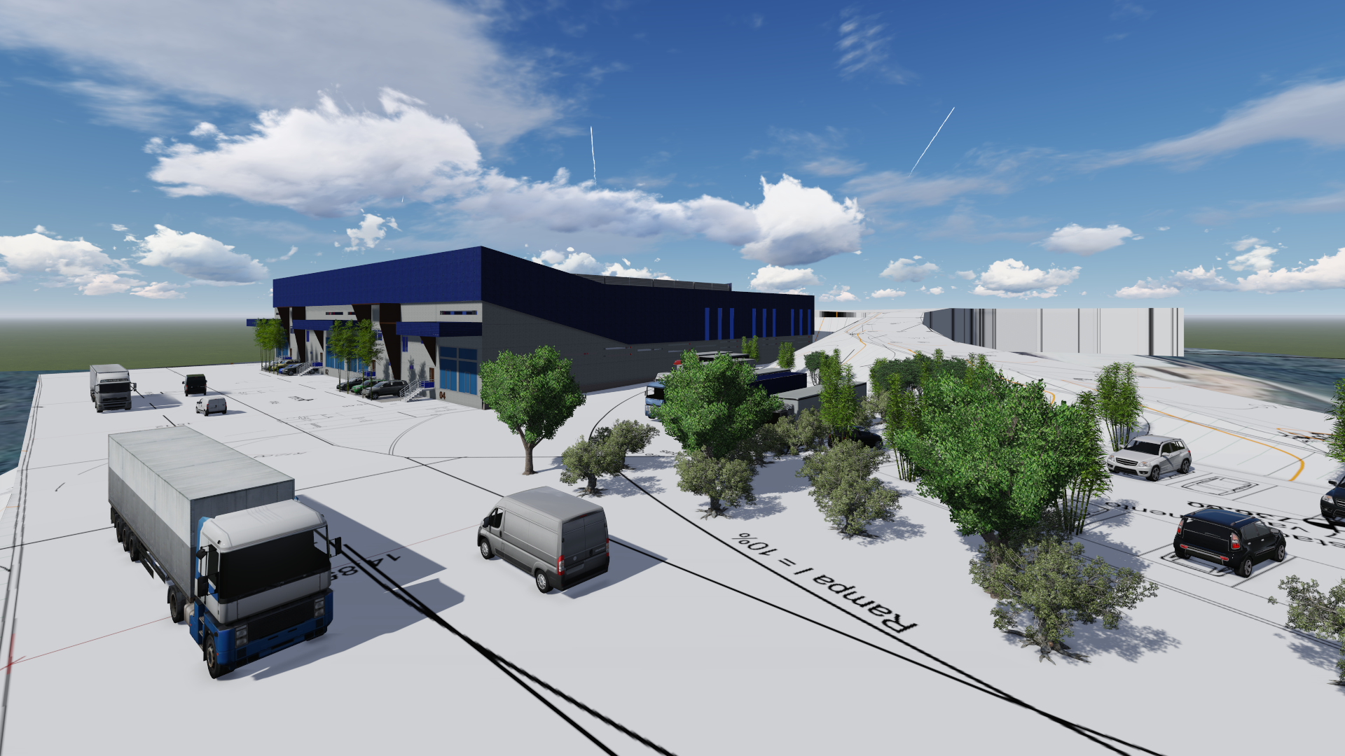 Arquitetura Industrial e logístico