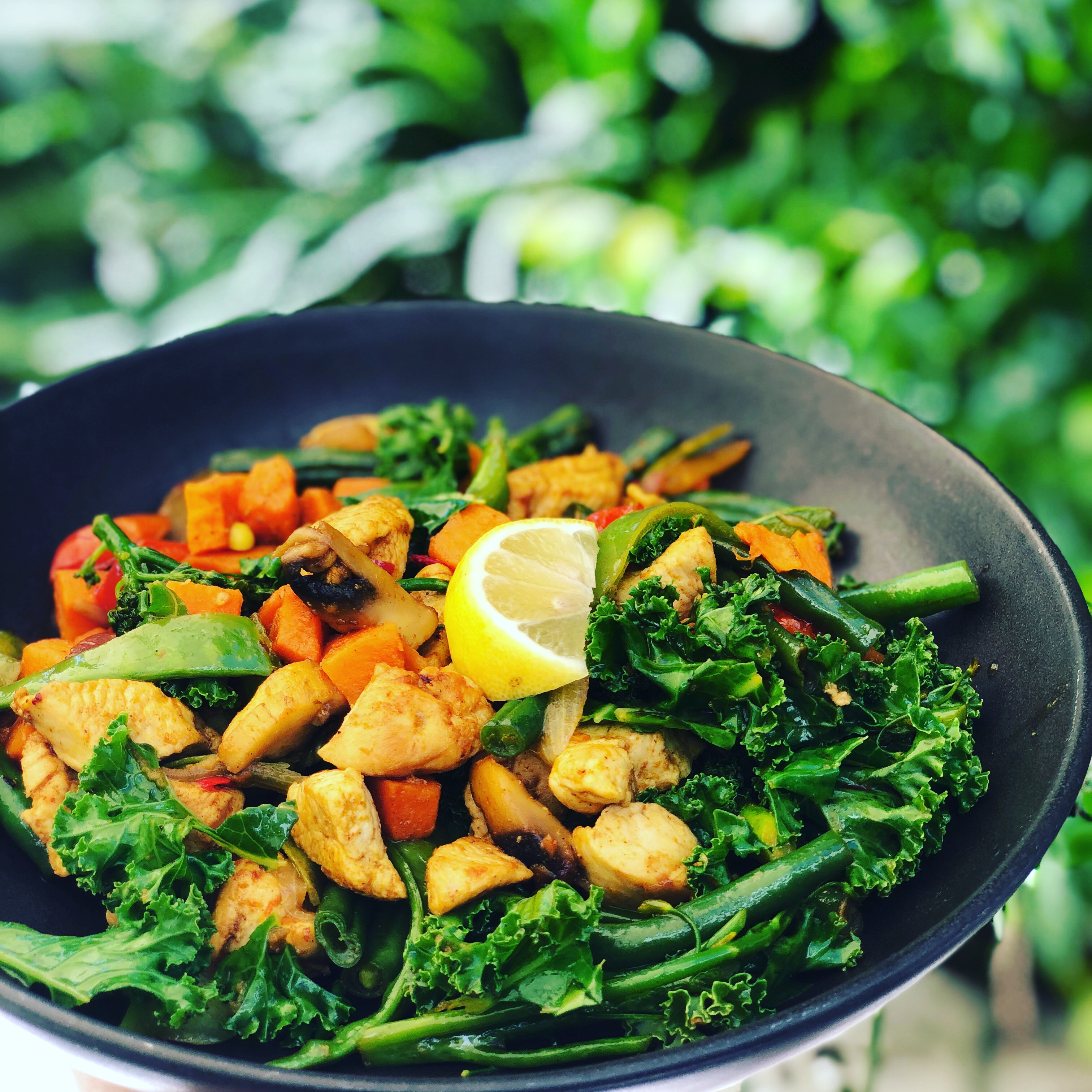 Arranged Food and Objects