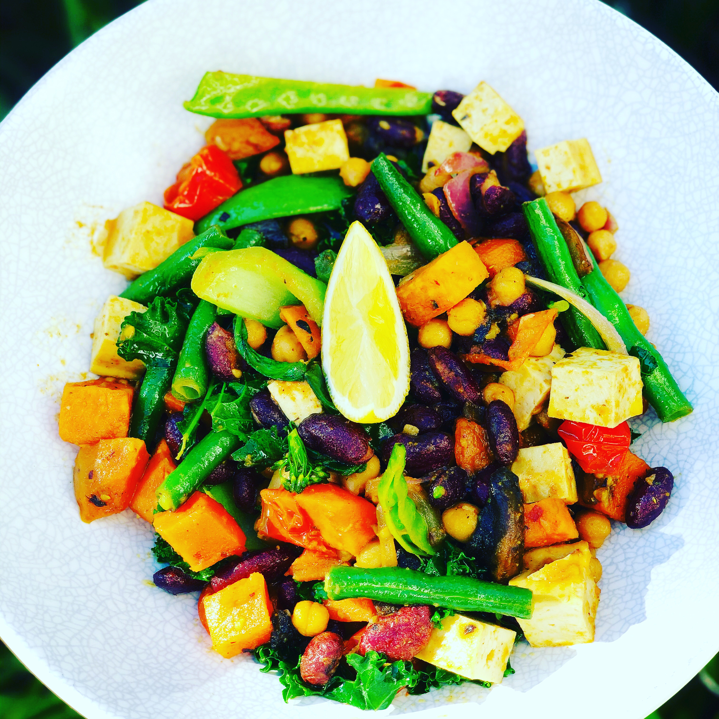 Arranged Food and Objects