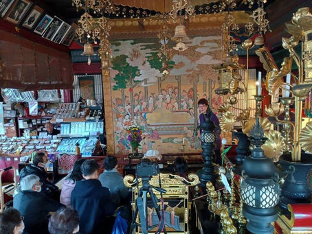 絵師のふるさと、敦賀市立博物館から学芸員が見えて調査