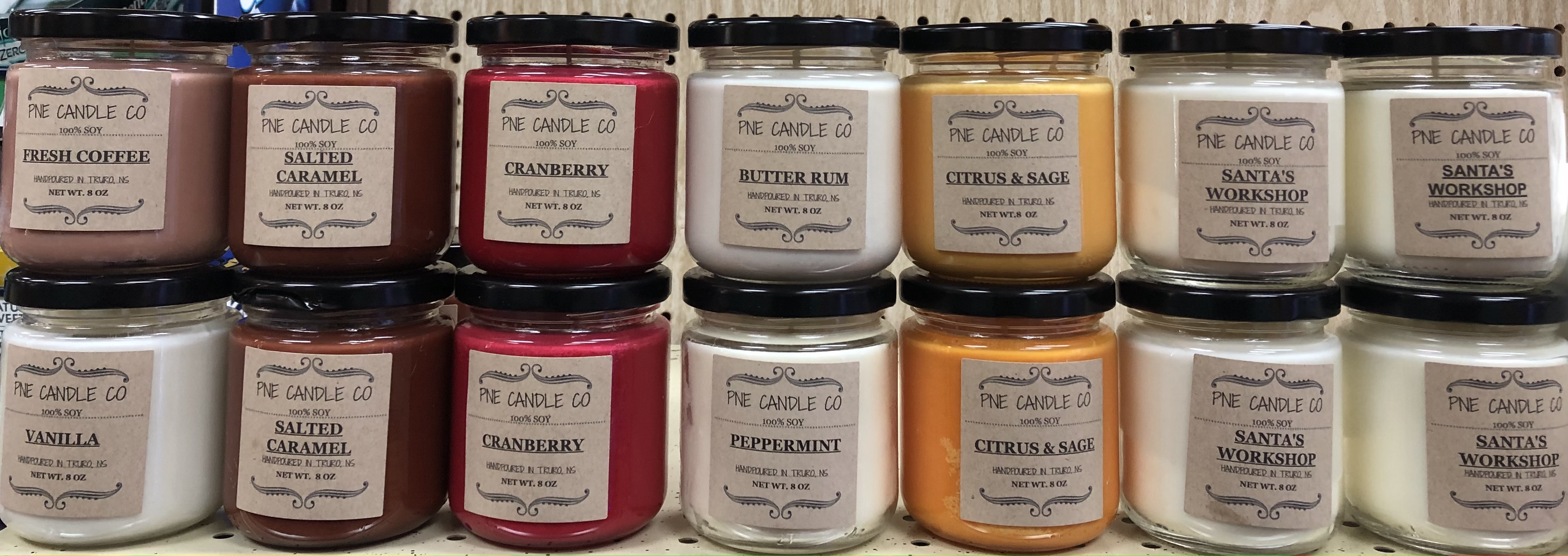PNE handpoured 8oz candles